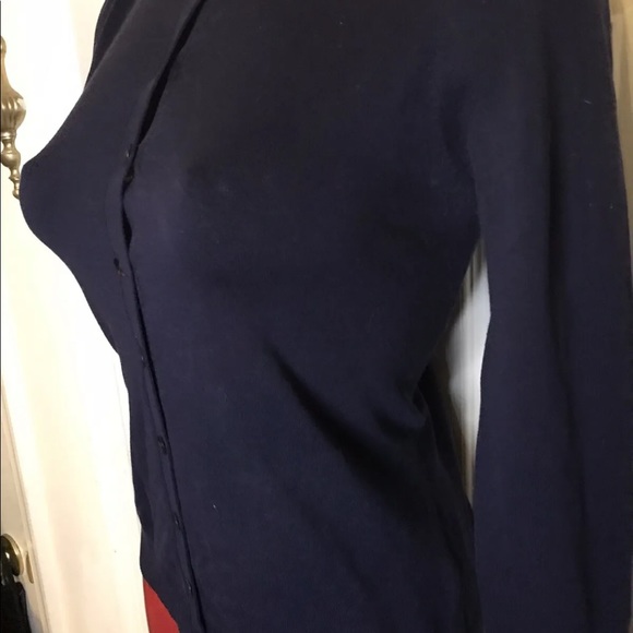 August Silk Sweater Womens Size P -Cardigan Button Down-  Silk Blend - - Picture 6 of 8